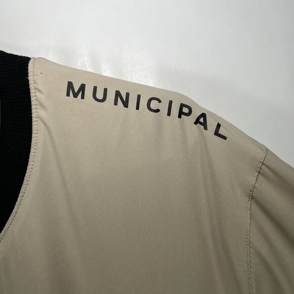 Municipal Sport Utility Gear Pullover Windbreaker Jacket Mens XXL 2XL Beige EUC - Picture 4 of 13